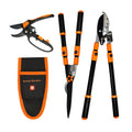 Werkzeug-Set: Gartenschere + Astschere + Heckenschere